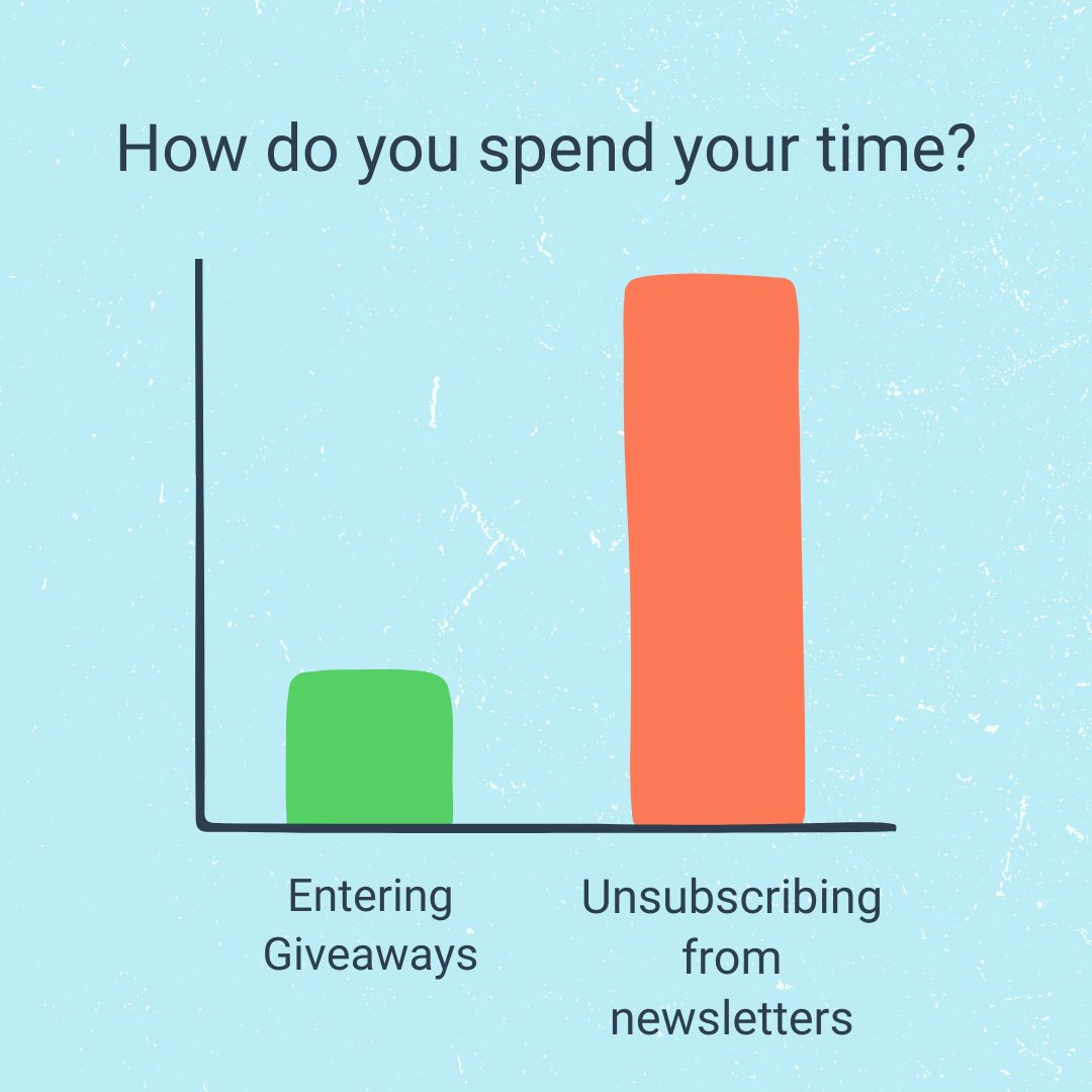 Newsletters can be amazing! But they're usually not. Sorry for all the time you've had to spend cleaning your inboxes. #giveaway #sweepstakes