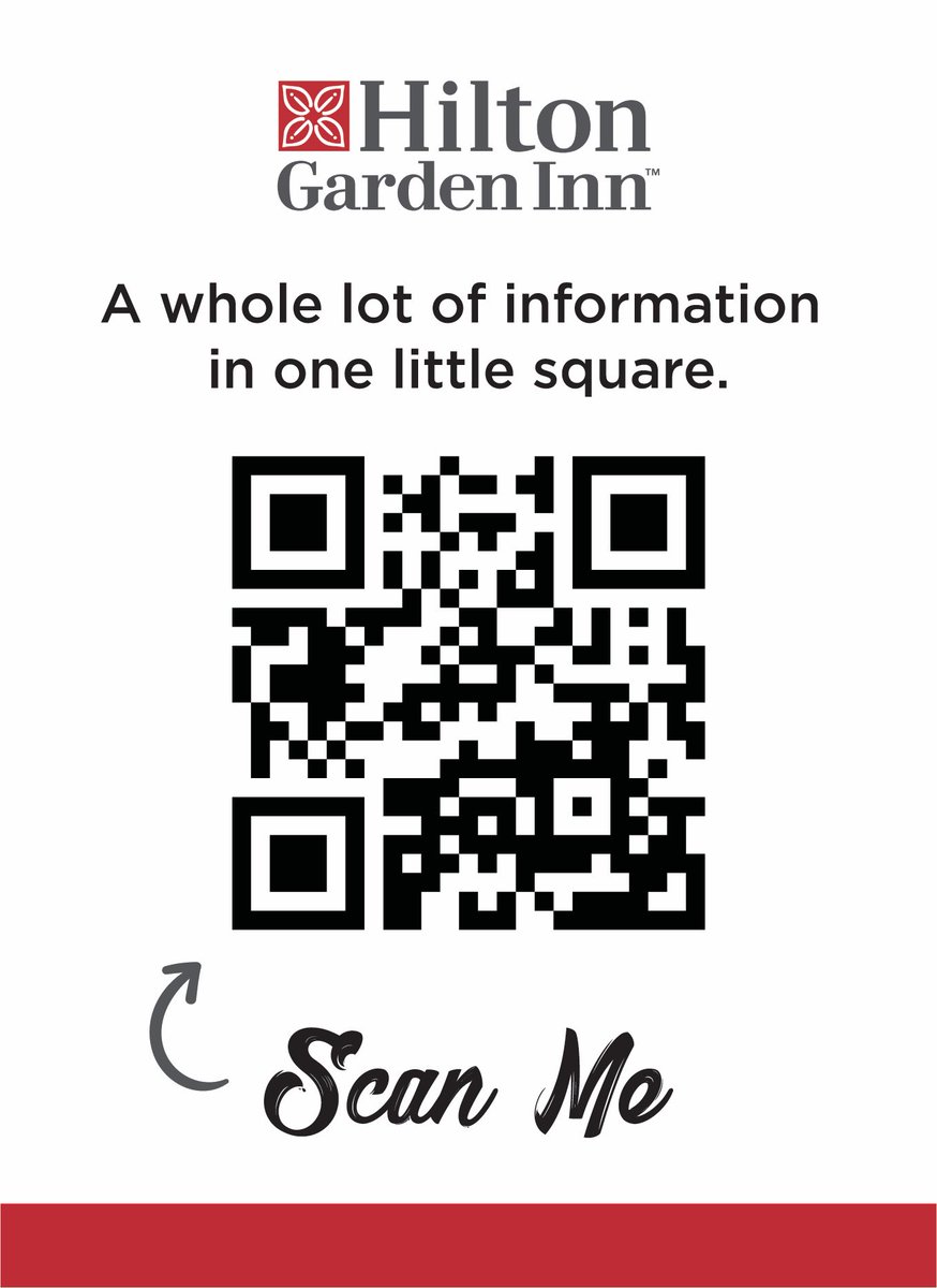 if you are coming to the hotel or know someone who is, scan this handy little barcode for all our hotel information, save it to your homescreen for the duration of your stay, access it as much as you require! @HGIAbingdon 
#informationInOneLittleSquare
#MakingItEasy 
#NoMorePaper