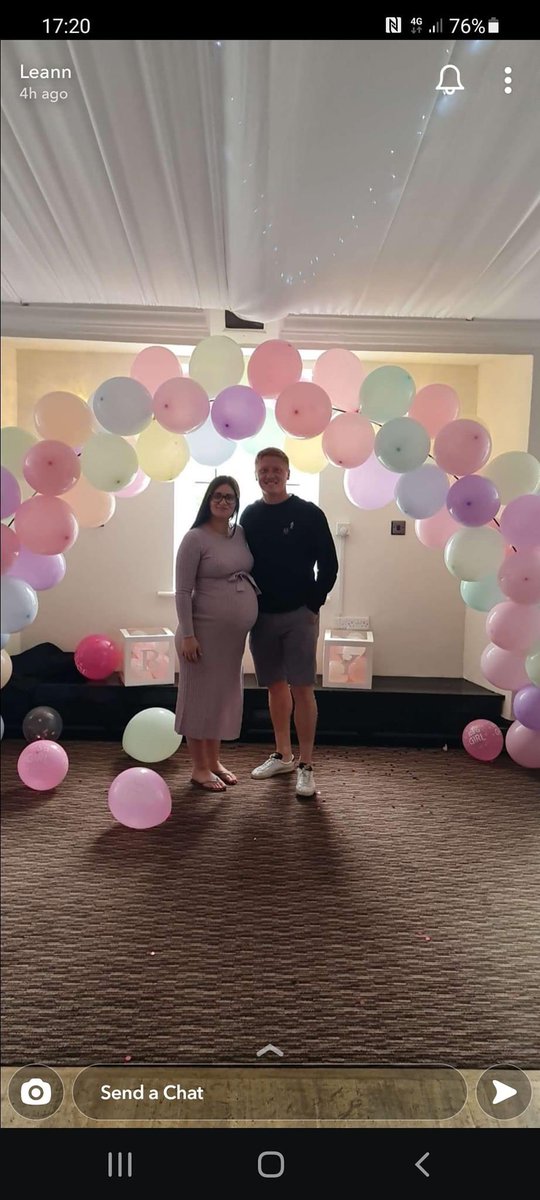 lewishayward7's tweet image. Never felt love like it, all my family and friends in one place too. Emma’s surprise baby shower. Even missed football this morning. Glowing r kid. We love you. #5weekstogo