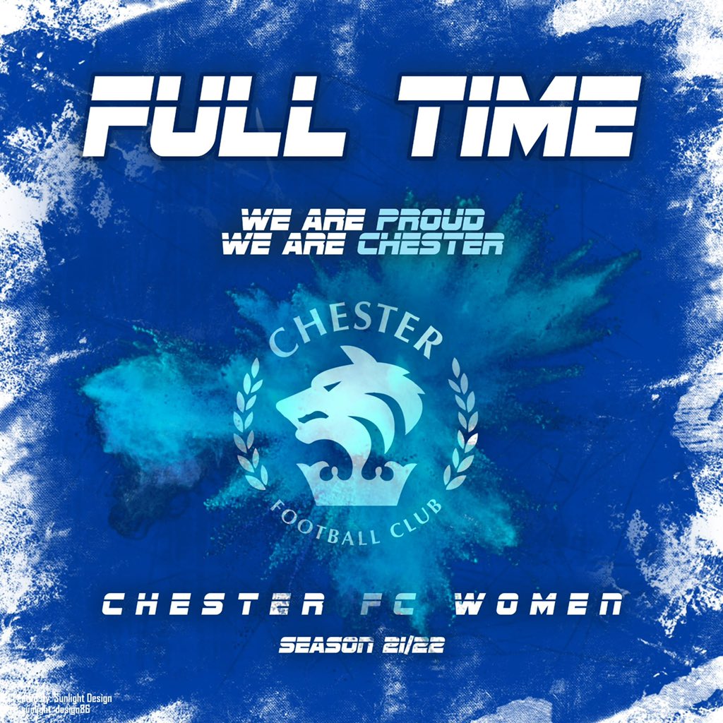 CFCWomens's tweet photo. ⚽ | FULL TIME-

Today’s league game has ended-

Chester FC Women 10-0 @AltyFC_women 

A dominant performance from the Blues today, thank you to @AltyFC_women and all the best for the season! 

Our Devs squad also won 2-0 against @fcsthelenswomen 💪🏻

#chester 

🔵⚪️ https://t.co/NywYByIx8R