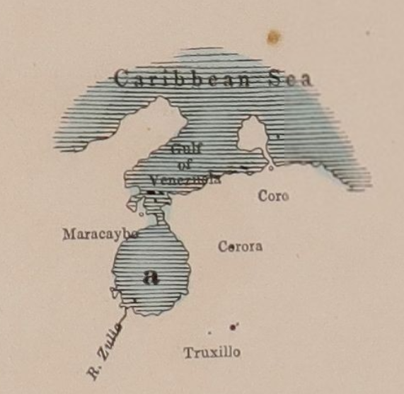 Sherecita's tweet photo. Spending some time in Western #Venezuela in Lago de Maracaibo whilst searching #WileyDigitalArchives. The largest lake in South America, one of the most ancient lakes in the world & one of Venezuela's main sources of oil. Featured here along other major lakes on this 1847 map. https://t.co/u6ZjVO4sYa