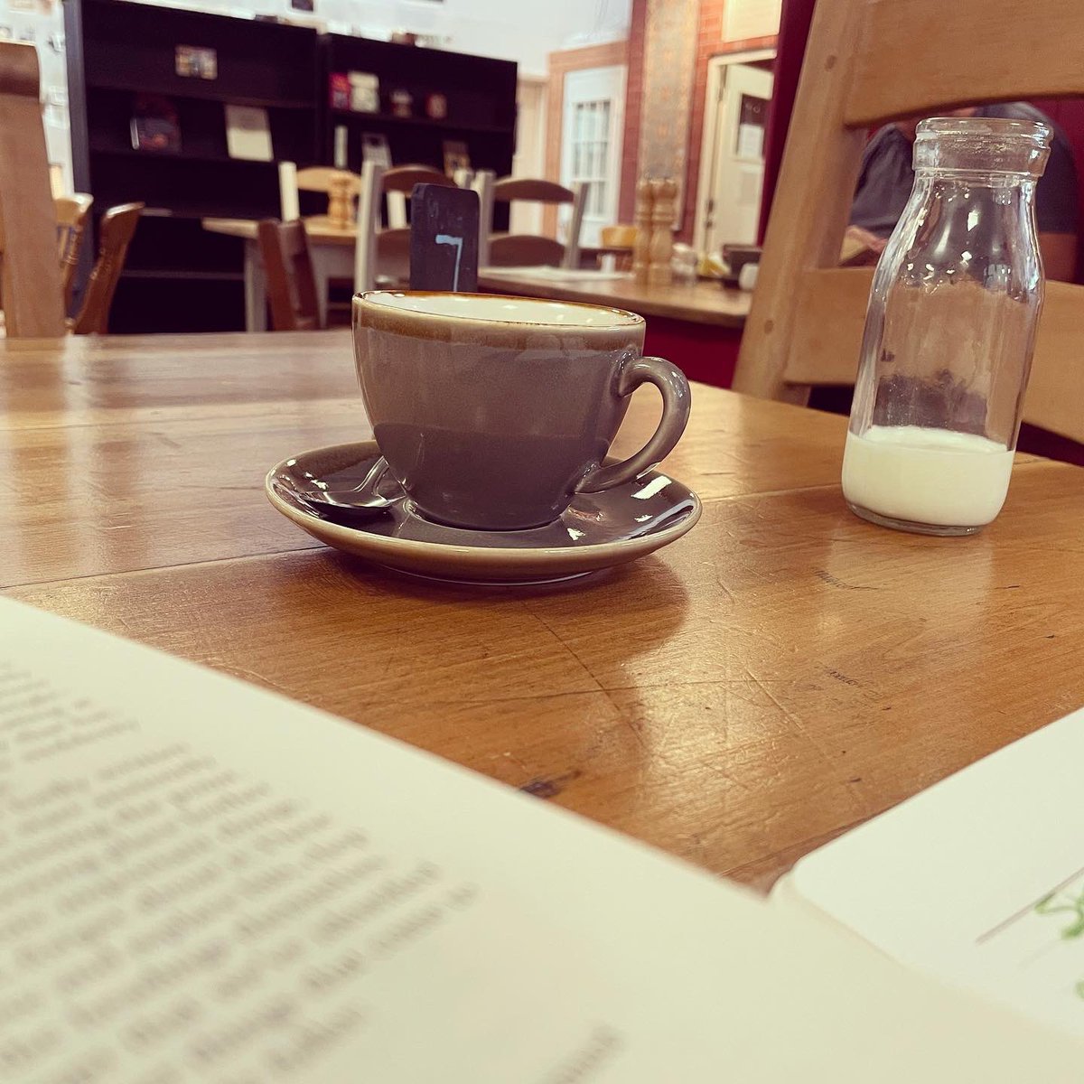 JemimaOwen's tweet photo. First time back at the Bookbarn since the pandemic began! I’ve missed it so much. 📚 ☕️ 

#writer #writerscommunity #booklover #bookworm #writerslife #bookbarn #coffeelover #amwriting https://t.co/0nv3KiGCkd