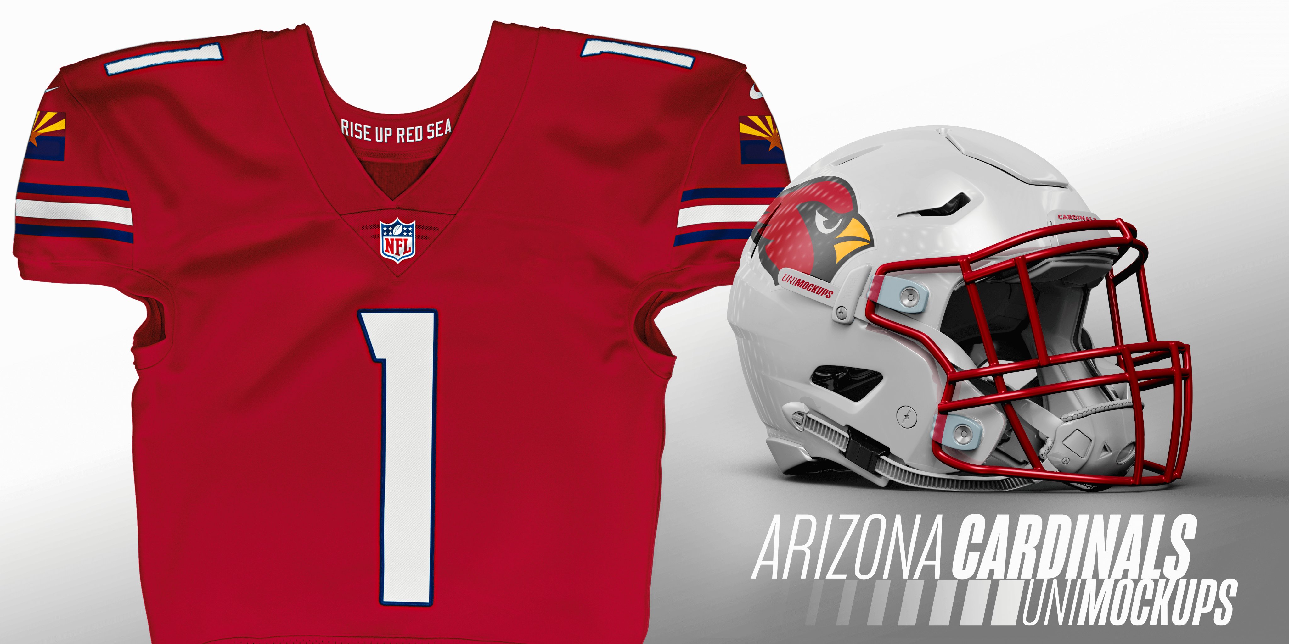 In downtown Phoenix, Arizona Cardinals unveil new uniforms ahead of NFL  Draft