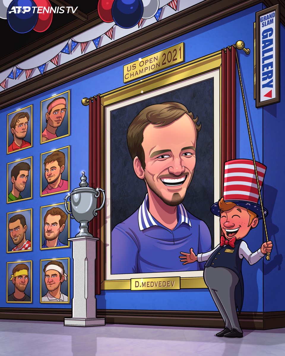 TennisTV's tweet photo. PICTURE PERFECT 🖼

A new portrait for the Grand Slam gallery!

@DaniilMedwed #USOpen https://t.co/iLxiCn913O