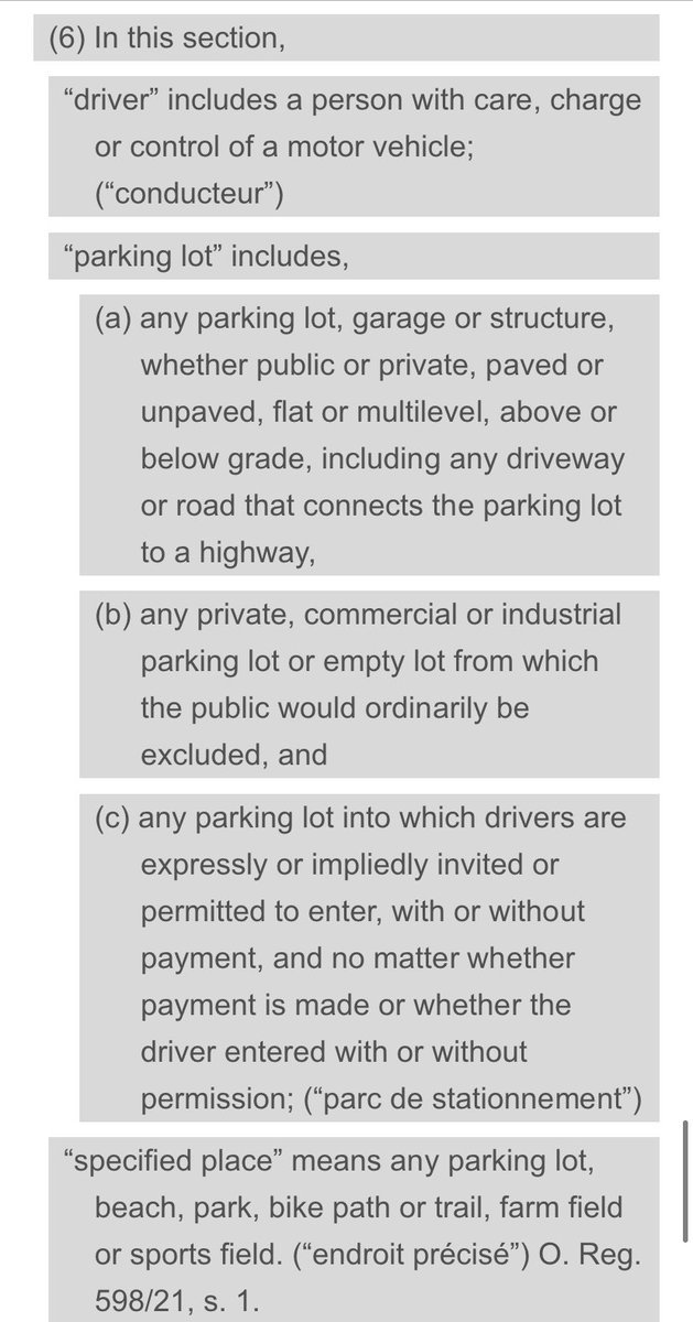 #BreakingNews:  effective today:  immediate roadside suspension for stunt driving ⬆️ to 30 days.

Also; thinking of doing a brake stand/donuts at the local mall parking lot? Stunt driving laws now apply to parking lots &amp; other specified locations ontario.ca/laws/regulatio…