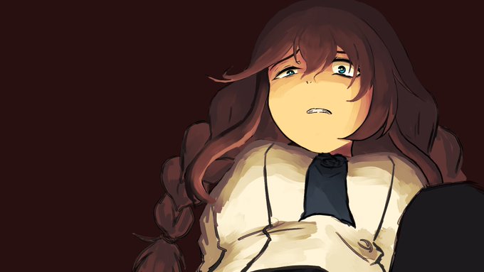 skebの作業をするまえに息抜きで落書きをしています 