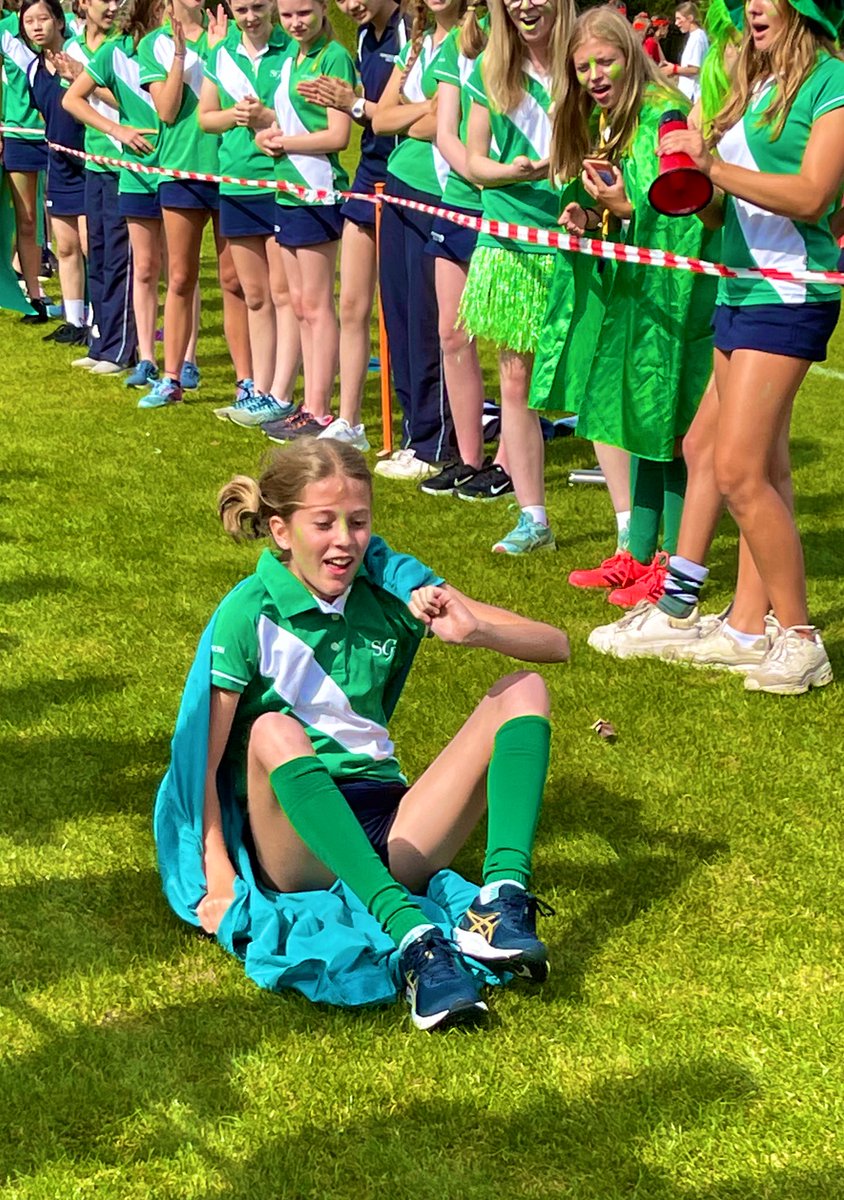 Glee Cup - superb egg and spoon action by all! #GreenMachine