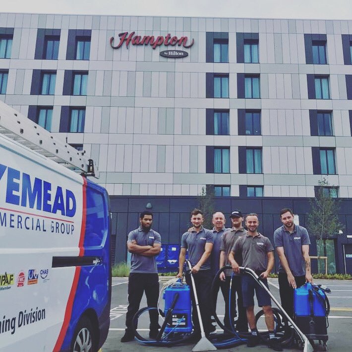 RyemeadGroup's tweet photo. #Team #Ryemead have today carried out a large scale carpet clean to all corridors and communal areas of the new Hampton by Hilton hotel in #High #Wycombe Well done to all involved, brilliant effort for a prestige and valued client 🙌🏻👍🏻 https://t.co/nP1CEUsKRm