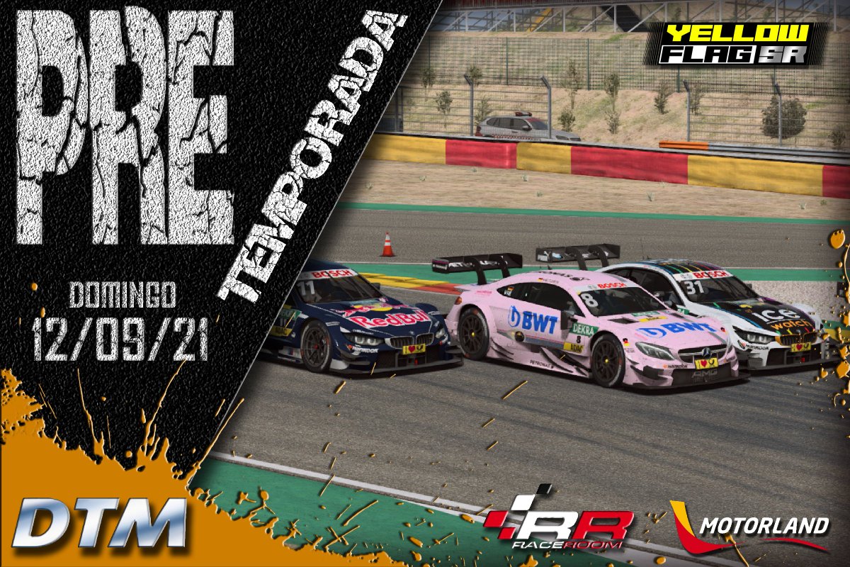 Nuestros pilotos ya están realizando los últimos retoques de #setup 

A las 22:00 arrancamosss!! en #MotorlandAragon 

#DTM #MERCEDES #BMW #AUDI