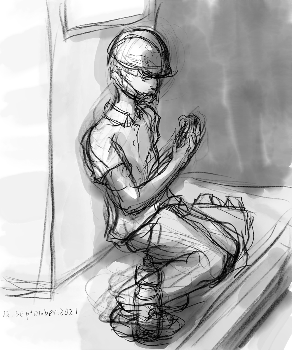 Hageus_Hagekura's tweet photo. 最期に描いてからもう一年経ったんですか?こんなの嘘でしょ・・・何故なんですか・・・
#adobefresco #毎日のコンポジション #日々描く #ジェスチャードローイング #dailycomposition #gesturedrawing #quickdrawing #lifedrawing https://t.co/7sTK4ynSNZ