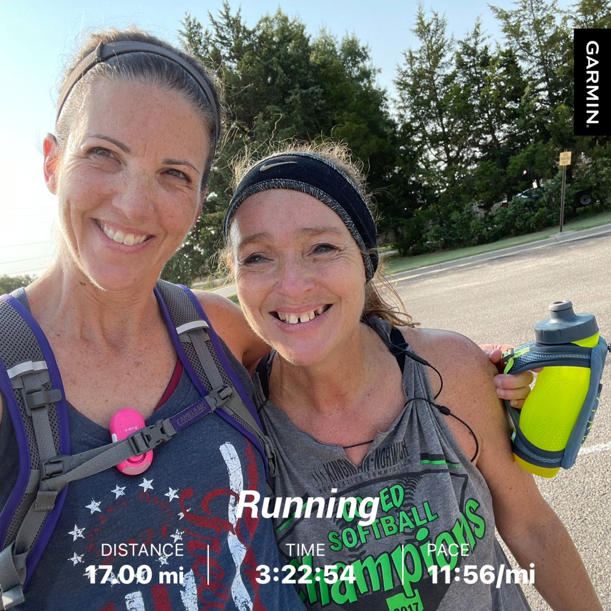 BetsyWaltner's tweet photo. Yep your reading that correctly “We came, We saw, We kicked 17’s miles A**!”  

#morningrun
#runningmomma
#lrmarathon
#bibchat
#lovetorun https://t.co/f5wbPA6SpP