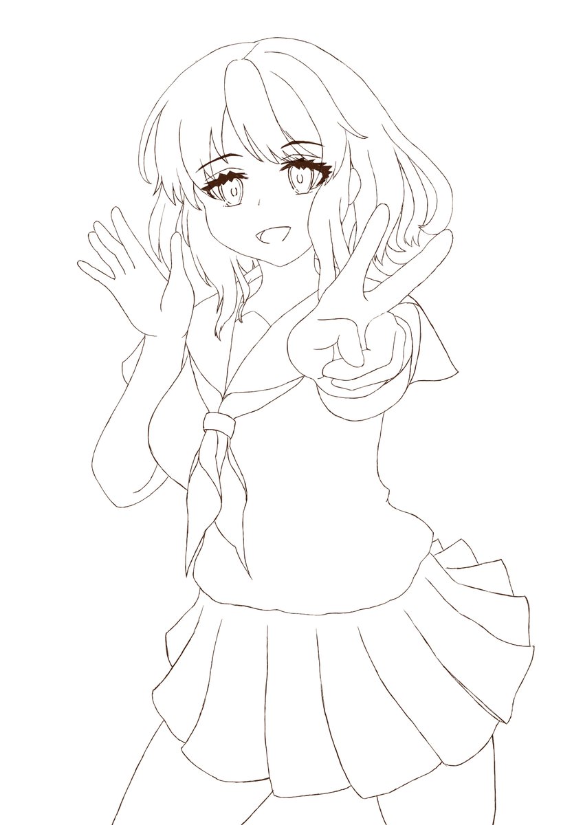 もちもちひゅに子 ３ヶ月上達法実践中 ３ヶ月上達法３２日目 今回は線画まで描けました ベースカラーも大体決まっているので次回はそこから塗っていきます 3ヶ月上達法 3ヶ月でさいとうなおきを倒す