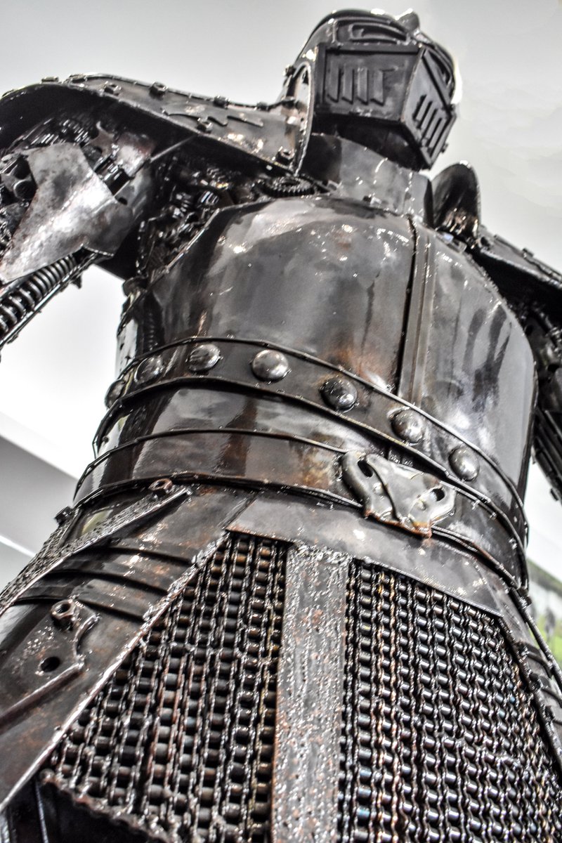 STAND BACK &amp; admire the second addition to our Warriors collection, the towering Knight Warrior sculpture measuring an immense 2.2 metres high, 1.1 metres wide. You're sure to be impressed with this incredibly detailed, beautiful piece of work 💪😍 #Pangea #Sculptures #Handmade