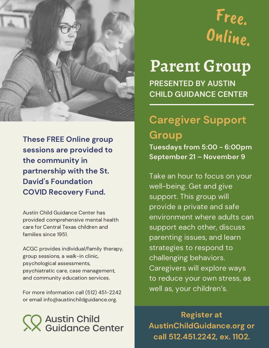 OakSpringsElem's tweet photo. Mental health care for the family! Check out the flyers below ⬇️ for great, free resources from @ATXChildGuide! #OnlineWorkshops #TeenGroups #ParentGroups Together, we are #DolphinStrong! ✌🏽💙🐬 @OSEPROUD1 @angelambailey24 https://t.co/at7OJ1zGAx