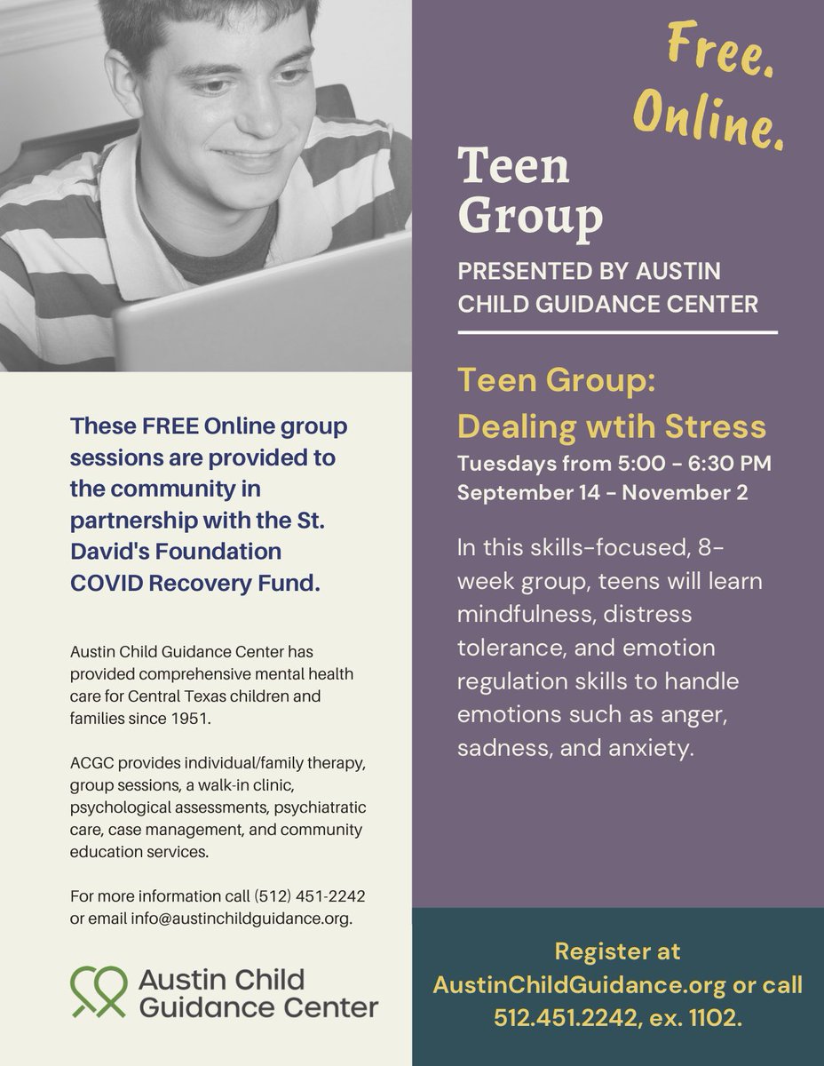 OakSpringsElem's tweet photo. Mental health care for the family! Check out the flyers below ⬇️ for great, free resources from @ATXChildGuide! #OnlineWorkshops #TeenGroups #ParentGroups Together, we are #DolphinStrong! ✌🏽💙🐬 @OSEPROUD1 @angelambailey24 https://t.co/at7OJ1zGAx
