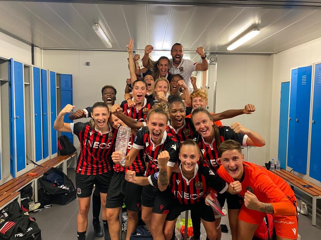 De leur côté, les Féminines du Gym rentrent de Marseille avec les 3️⃣ points ! #OMOGCN 

Bravo mesdames 🔥🔴⚫️