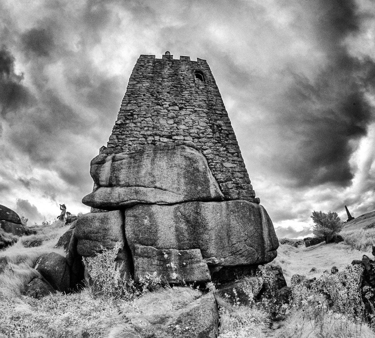 Carn Brea Castle, Cornwall #bnw #bnwphotography #blackandwhite #blackandwhitephotography #monochrome #cornwall #castle #carnbrea