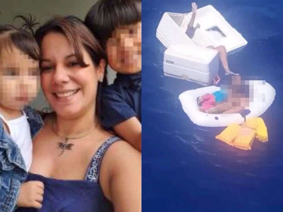 SbastienMlires1's tweet photo. Durante 4 días Mariely Chacón y sus dos hijos de 2 y 6 años estuvieron a la deriva rumbo a la Isla Tortuga🇻🇪 

Mariely dió su vida por ellos, amamantándolos para mantenerlos nutridos, lo que ocasionó en ella una deshidratación severa causándole la muerte.Ayer 11/09 fue su sepelio https://t.co/MzHlz8hHBC