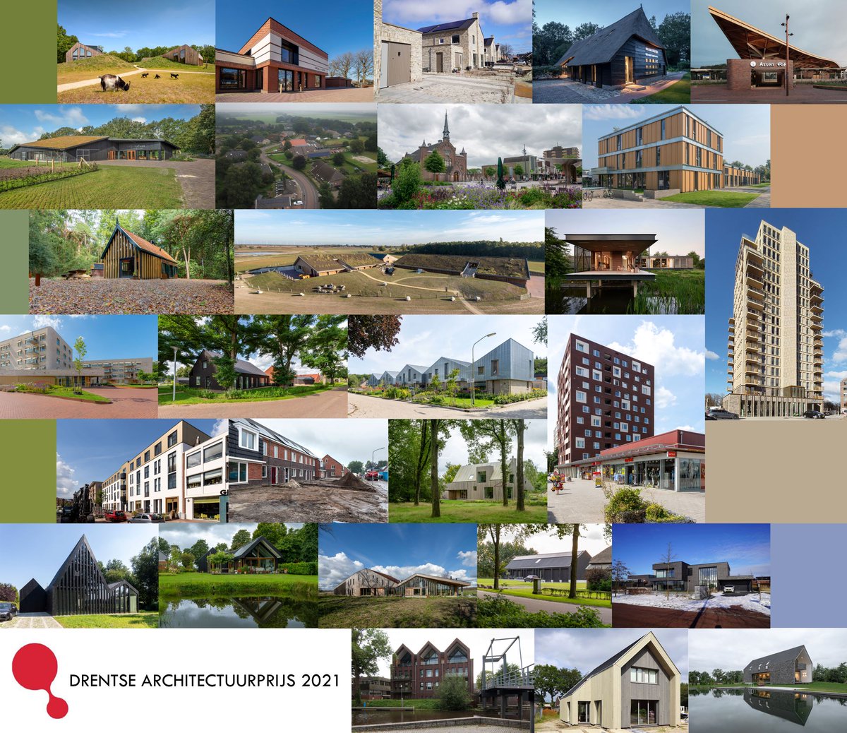 ArchiPuntDR's tweet photo. Voor de Drentse ArchitectuurPrijs 2021 zijn 28 projecten uit Drenthe ontvangen! De vakjury heeft een aantal projecten bezocht en alle projecten voorgedragen voor de publieksprijs! Bekendmaking nominaties volgt volgende week. 
Geniet alvast van dit Drentse plaatje! 😊 #dap21 https://t.co/XDURzu2FJK