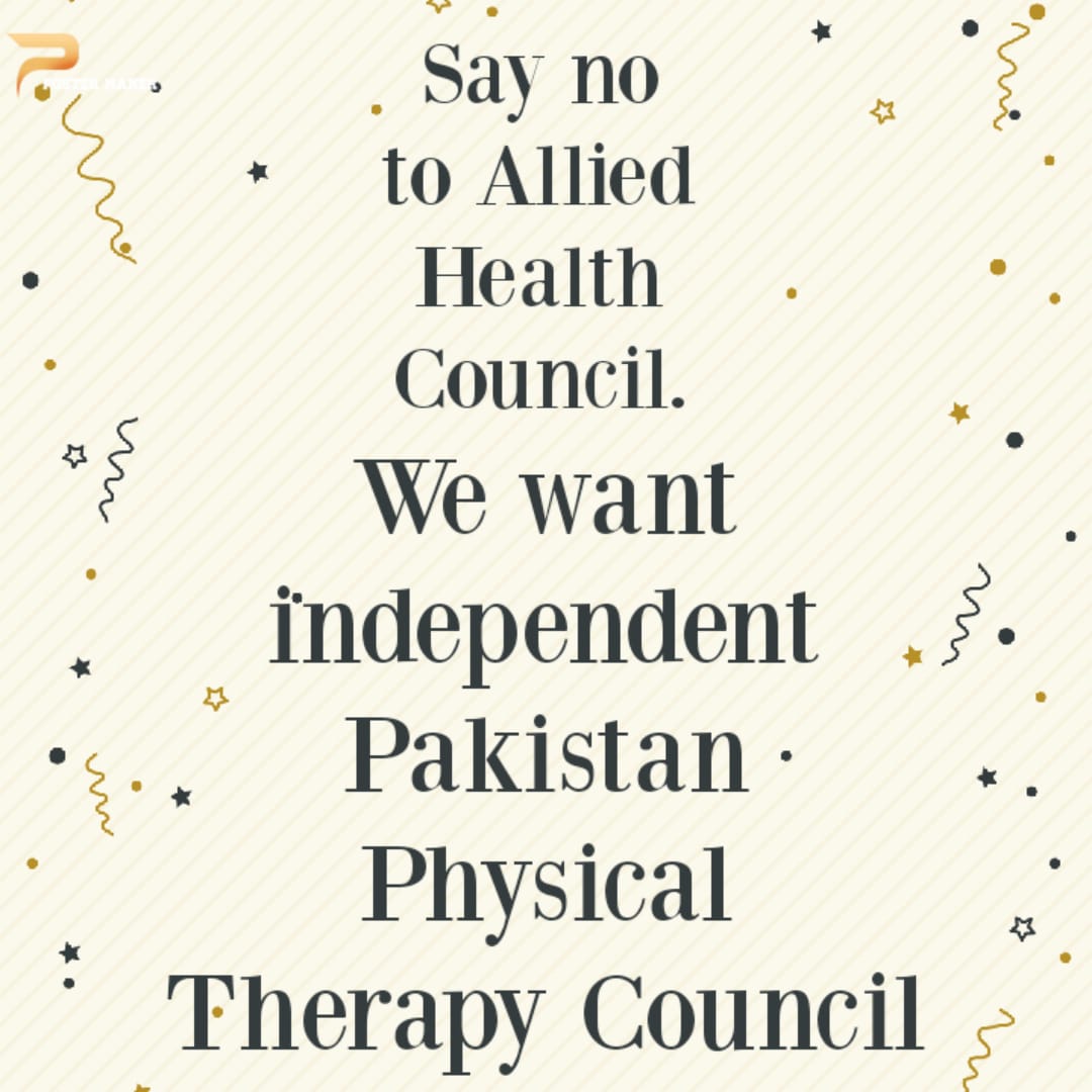Physiotherapists are doing MS and PhDs from the institutions recognised by Higher Education Commission and there is a need for a council.
#IndependentDPTCouncil #physiotherapy #HEC_Approve_council <a href="/ImranKhanPTI/">Imran Khan</a> <a href="/fslsltn/">Faisal Sultan</a> <a href="/nhsrcofficial/">Ministry of National Health Services, Pakistan</a> <a href="/artist_alishba/">Dr. Alishba🫶🏼</a>