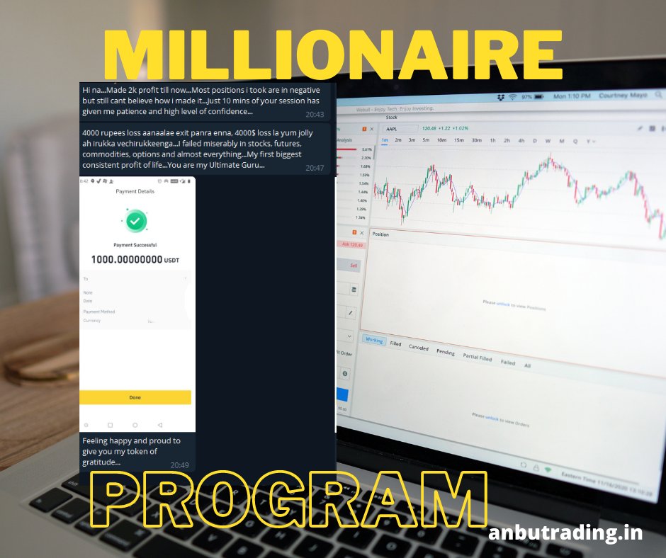 anbu's tweet image. Sharing with Ultimate gratitude!

t.me/AnbuTrading

 #tradingcandle #visualtrading #anbutrading #cryptomillionaires