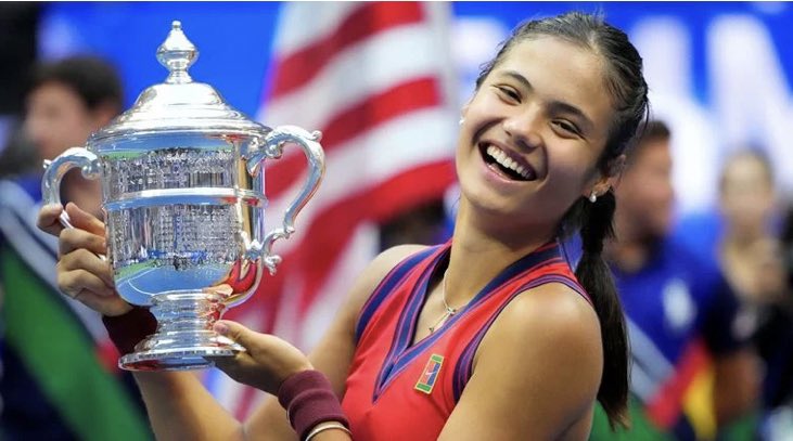 Congratulations <a href="/EmmaRaducanu/">Emma Raducanu</a>.

You were quite simply phenomenal, a real inspiration and a great role model to the millions of children now pretending to be you and wanting to take up tennis. 🇬🇧🥳🎾🏆🎾🎉🇬🇧