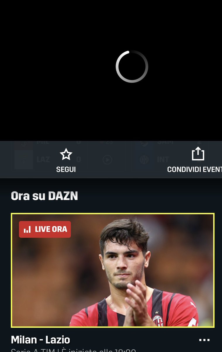 MassimoBelliato's tweet photo. @DAZN_IT  milan Lazio. #grazie https://t.co/hKnWXhSreR
