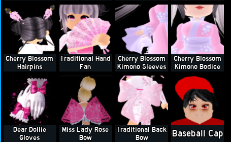 Vik_Creations's tweet photo. Selling these items for money! 
Please dm me if interested! I'll respond straight away. 

Check thread/comments for more images.😊 #Royalehigh #Royalehightrades #Royalehightrading #roblox #royalehighoffers https://t.co/SpbH04OlEA