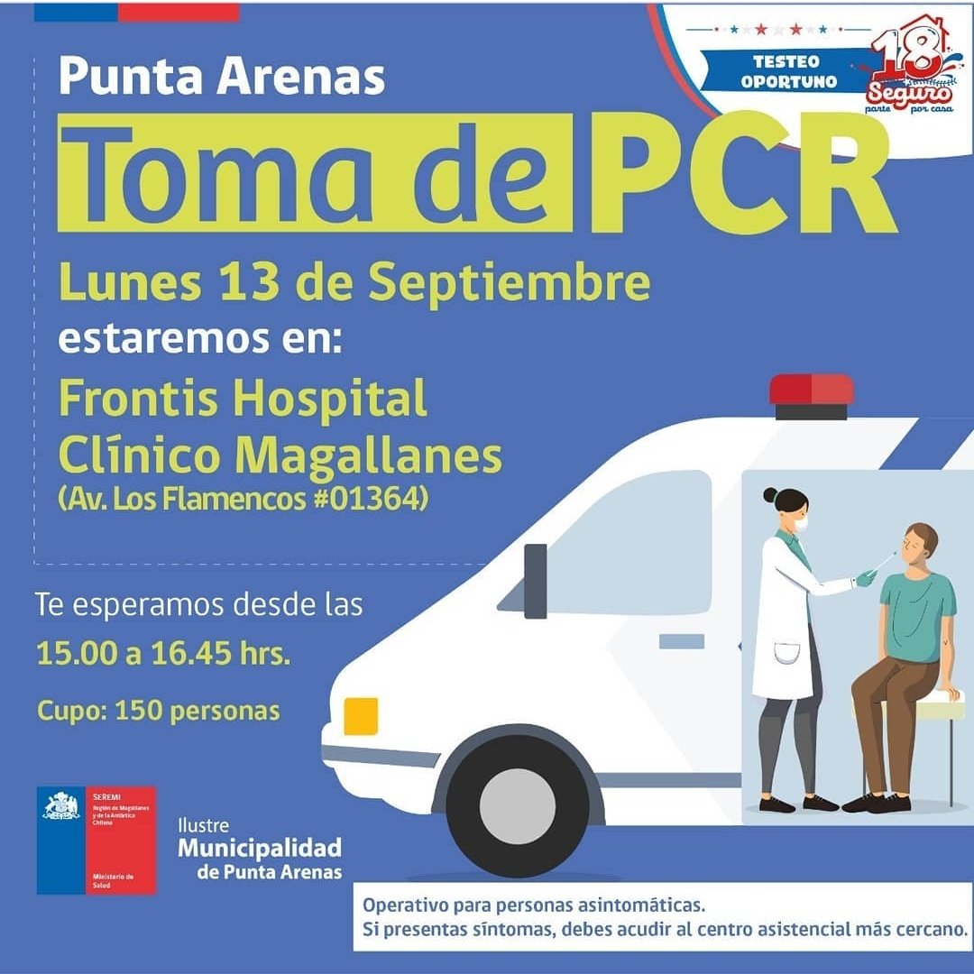 DaniloVM_2022's tweet photo. 🚨 ATENCIÓN 🚨
#PuntaArenas 
#MagallanesSeTestea https://t.co/NGWe6eR7zV