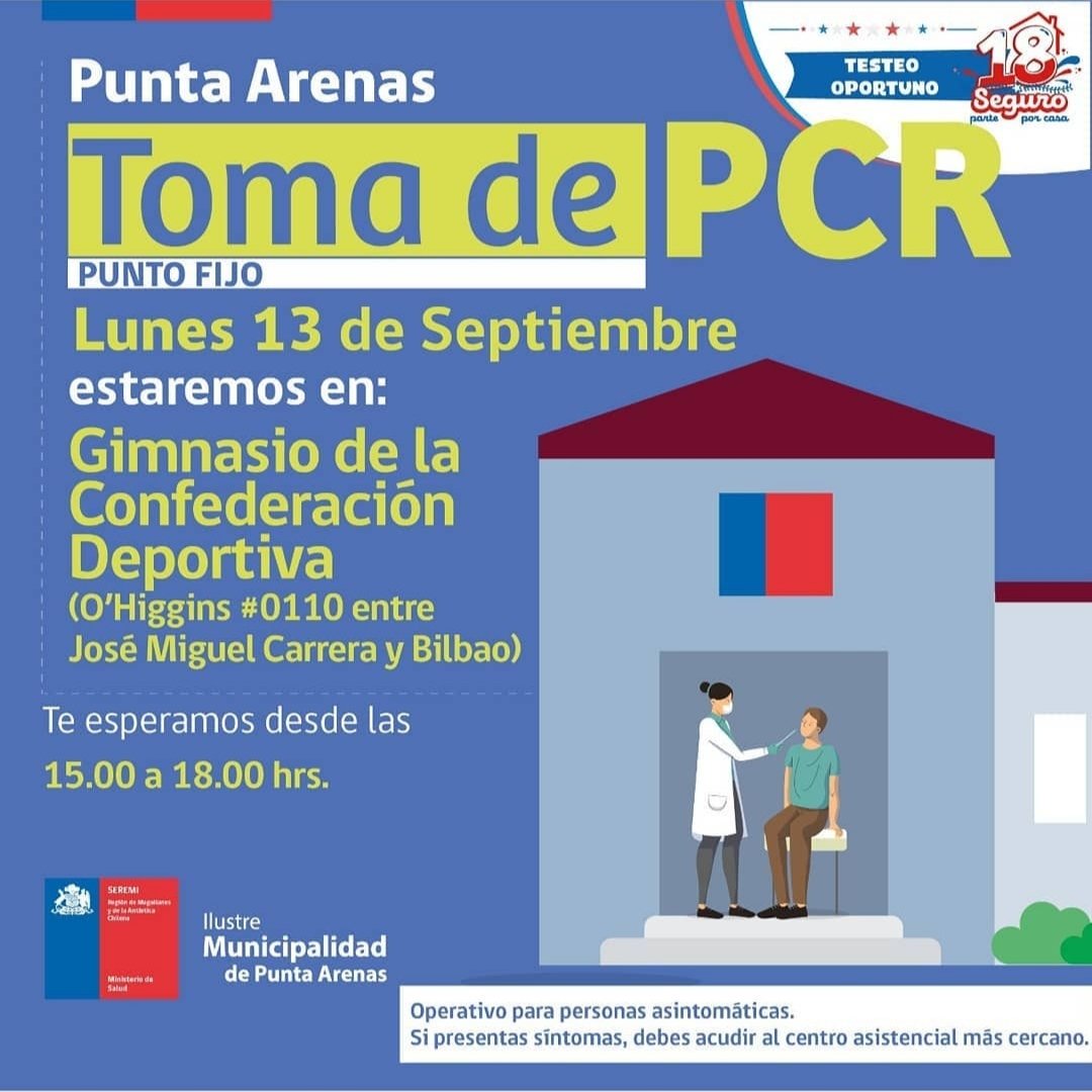 DaniloVM_2022's tweet photo. 🚨 ATENCIÓN 🚨
#PuntaArenas 
#MagallanesSeTestea https://t.co/fEzldHMiln