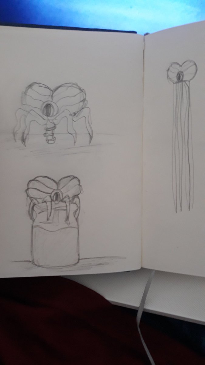 ars_lunar's tweet photo. This spider brain right here is one of the best #terraria pets there is.
#sketch #sketchbook #braininajar #brain #terrariafanart https://t.co/65mMDpzUAU