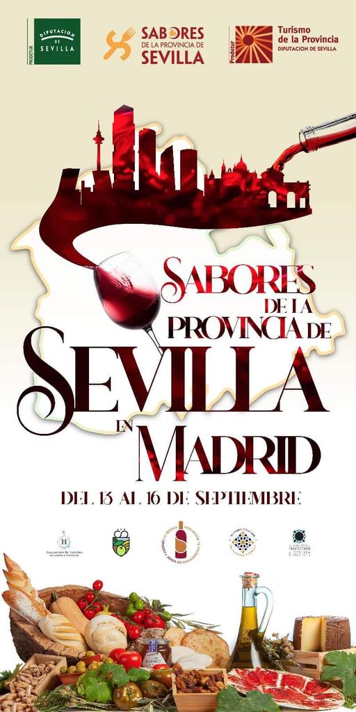 Mañana lunes 13 de septiembre arrancan las jornadas de presentación de los «Sabores de la provincia de Sevilla» en Escuela Española de Cata (Madrid).