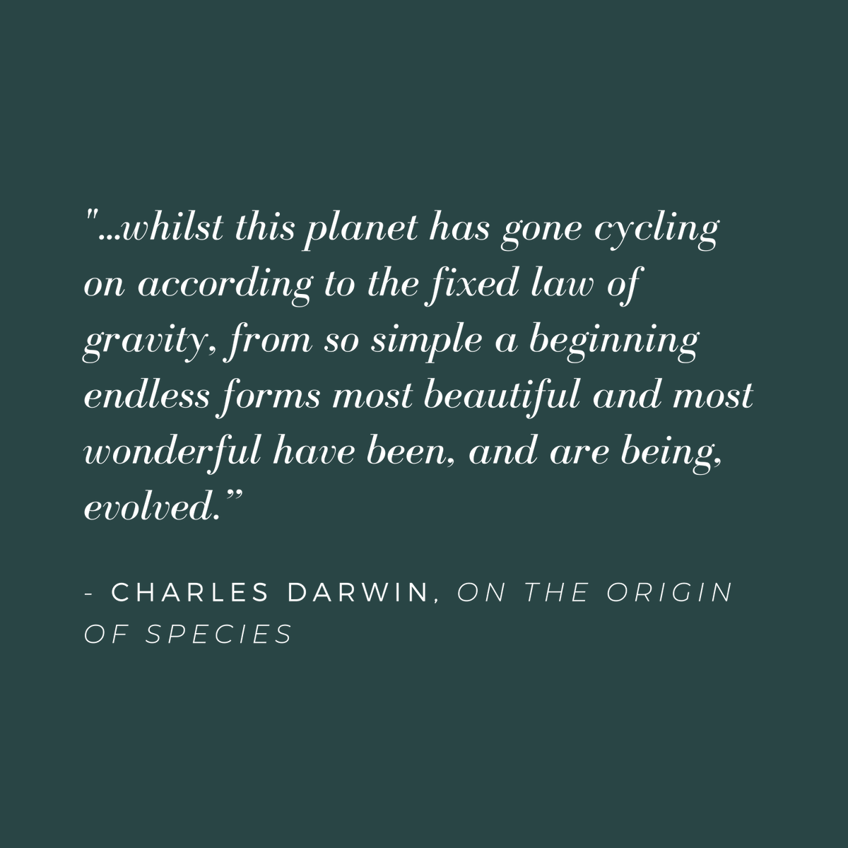 EvolutionaryMDW's tweet photo. #quotd #scicomm #sciencecommunication #nonfiction  #science #biology #evolution #bookish #booklovers #nonfictionreads  #sciencebookclub #sciencereads #bioandbooks #charlesdarwin #darwin #evolution #theoriginofspecies #charlesdarwinquotes #darwinday https://t.co/5O6TdP6ghA