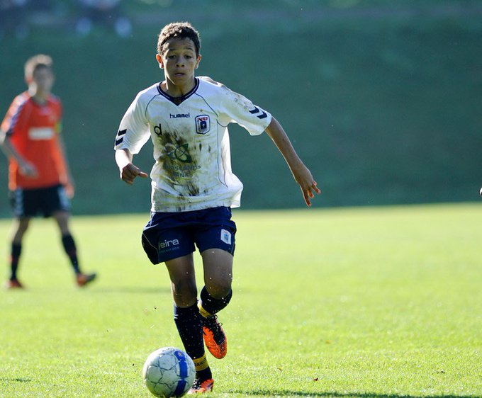 OrriRafn's tweet image. Iron Mike er mættur aftur heim. Fyrsti leikurinn, fyrsta markið fyrir AGF. #fotboltinet