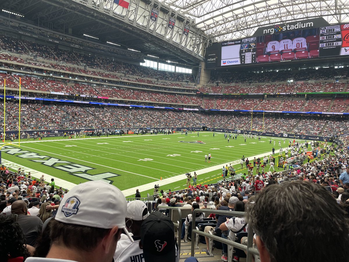 So happy these 2 got to go to the season opener today! GO TEXANS!!