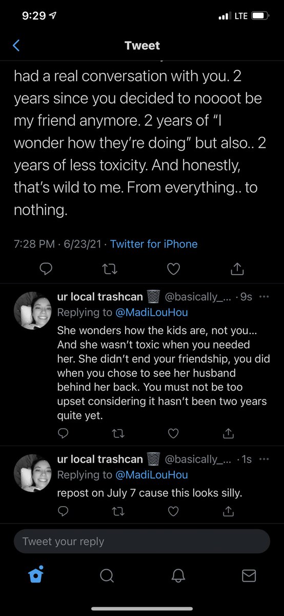 Echo_Raelyn's tweet photo. Delete the shit all you want. It’s ok. I took screenshots. 😘🥱 I don’t care how old I get. When it comes to you pretending to care.. I’ll stay petty. https://t.co/GPOEAOySZX