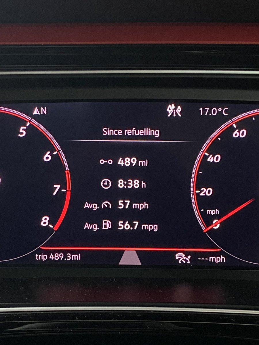 wShanee's tweet photo. Find it quite amazing how a Volkswagen Polo GTI can achieve figures like this. 490 miles on one tank of fuel, bravo @UKVolkswagen @andrewjchapple https://t.co/yQRYc9Xn1y