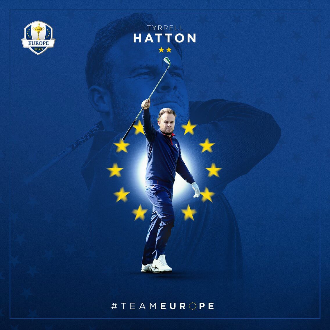 Second <a href="/rydercup/">Ryder Cup</a> ✔️😁 💪🏻 Many congrats pal <a href="/TyrrellHatton/">Tyrrell Hatton</a> Looking forward to supporting you and the <a href="/RyderCupEurope/">Ryder Cup Europe</a> team in a couple of weeks 💪🏻🇪🇺 #teamhatton #TeamEurope
