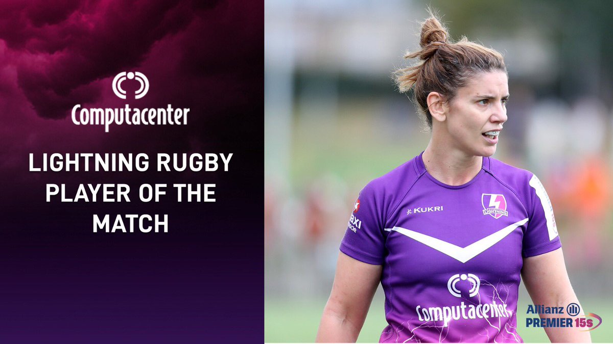 LightningRugby's tweet photo. Congratulations to today’s @ComputacenterUK Player of the Match @sarah_hunter8 👏🏼 

📸 @_morganharlow 

#lightningstrikes https://t.co/04qUuTdVQD