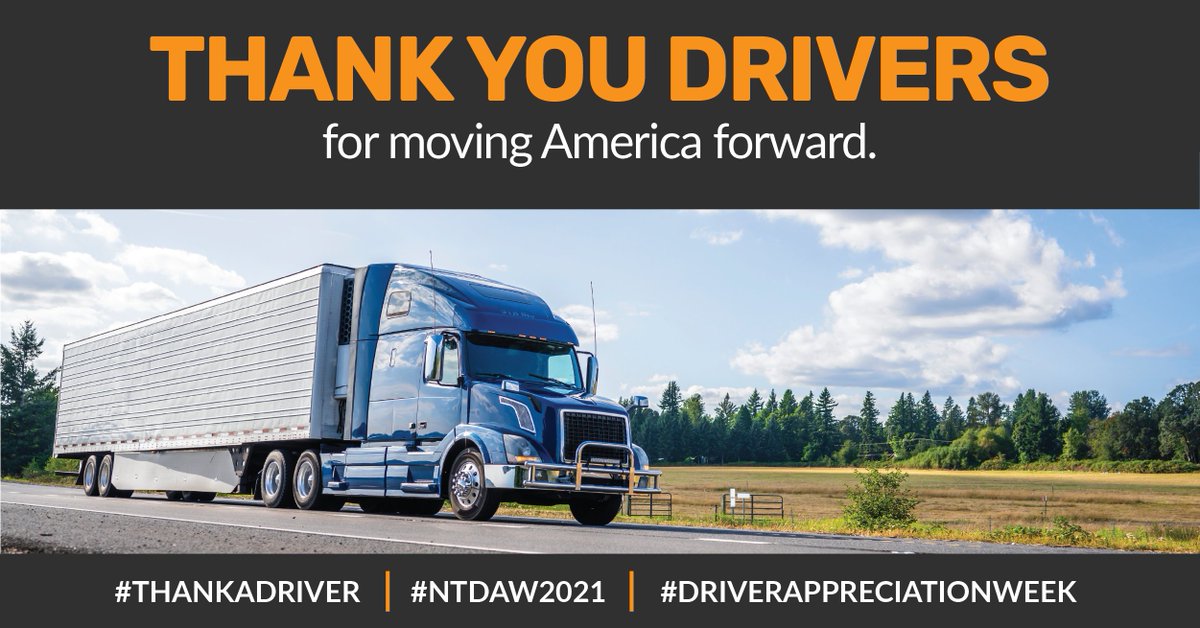 It's National Truck Driver Appreciation Week! 

Here's what you can do to show support:

✅ Don't tailgate. It's dangerous, and it's rude.

#thankadriver #NTDAW2021 #driverappreciationweek