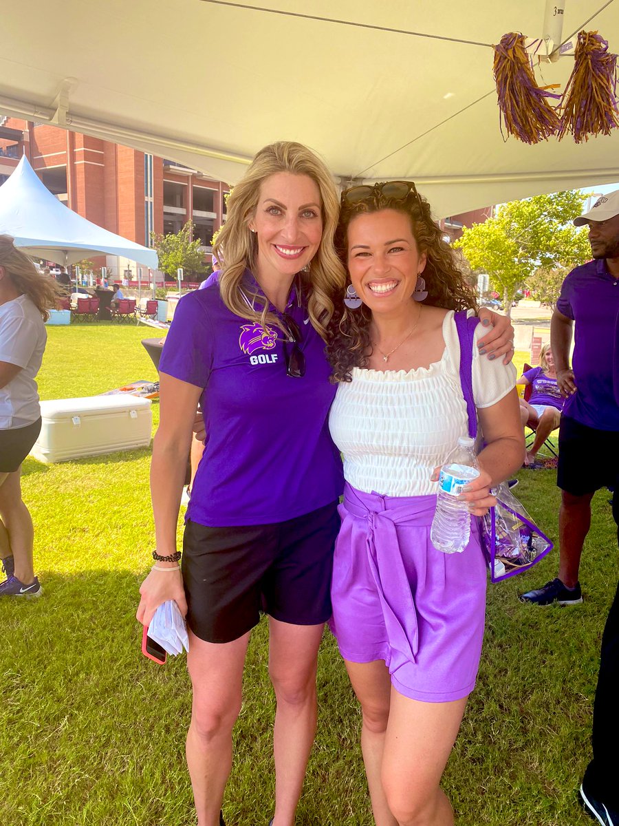 kmav0812's tweet photo. What a fun weekend in Norman spending time with our WCU family in an amazing atmosphere!!💜🏈 https://t.co/eplFNDYefw