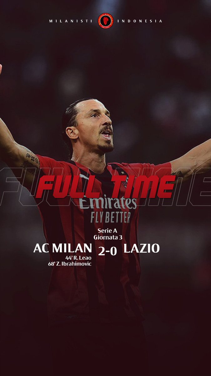 Tambahan 1 gol dari Lord Ibra membawa Milan menang 2 gol atas Lazio. Hasil ini membawa Milan naik ke posisi puncak klasemen sementara.

Kasih nilai berapa buat permainan Milan?

#MilanLazio #kitamilanisti🇮🇩