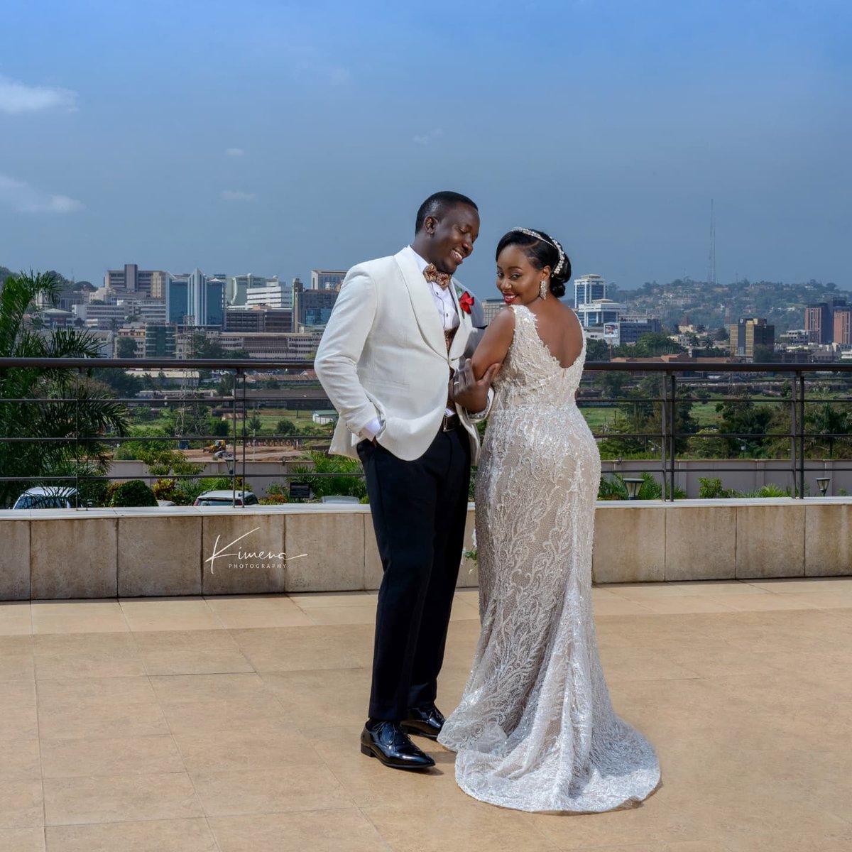 Saphirenahabwe's tweet photo. Been married one day and I am loving it☺️. Can't wait to walk through this journey with you baby @JCWamala https://t.co/tV2MfRdf22
