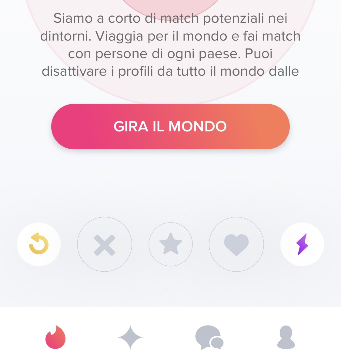 Aprire #Tinder in provincia in una diapositiva: