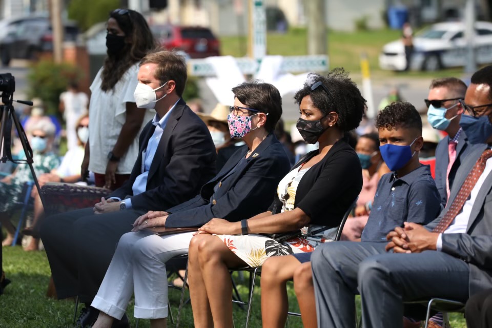 GovAndyBeshear's tweet photo. This was a special morning as I joined leaders of St. Peter Claver Catholic Church to break ground on their new church in Lexington. This congregations' heart is already big - and today it just got a little bit bigger. Thank you for inviting me. https://t.co/eeQw4BjBuQ