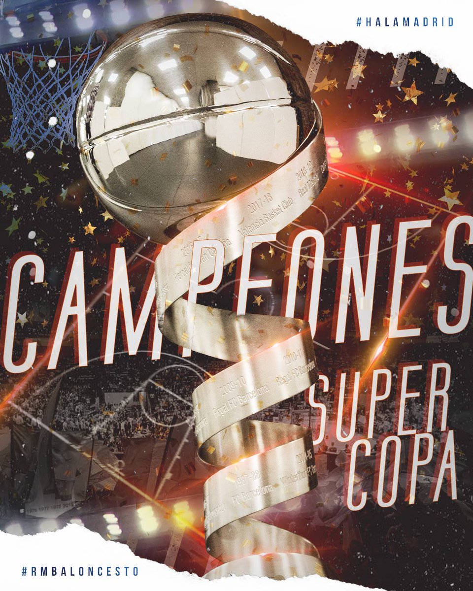 RMBaloncesto's tweet image. 🤩🏆 #SUPERCAMPEONES8 🏆🤩