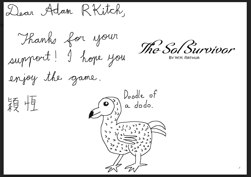 RPGKitchen's tweet photo. Loving this doodle of a dodo! Thanks @Aryl_Ether!
If you haven't seen it yet folks, check out The Sol Survivor, a GM-less RPG for 3-6 players, played using a deck of playing cards, inspired by Chinese Mythology.
#TabletopBoost https://t.co/1orBXd9L2i