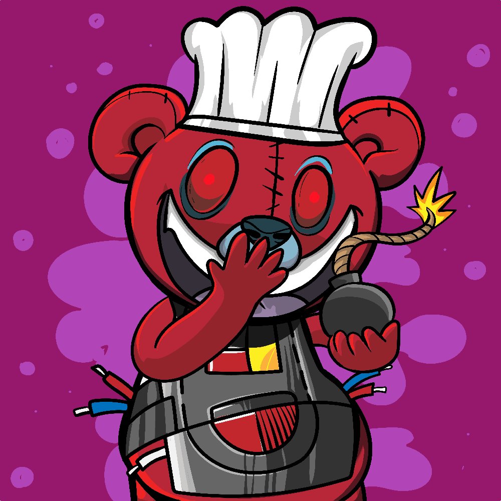 Writer663's tweet image. Just got mine!! Sick AF @psychoteddynft @danfolger