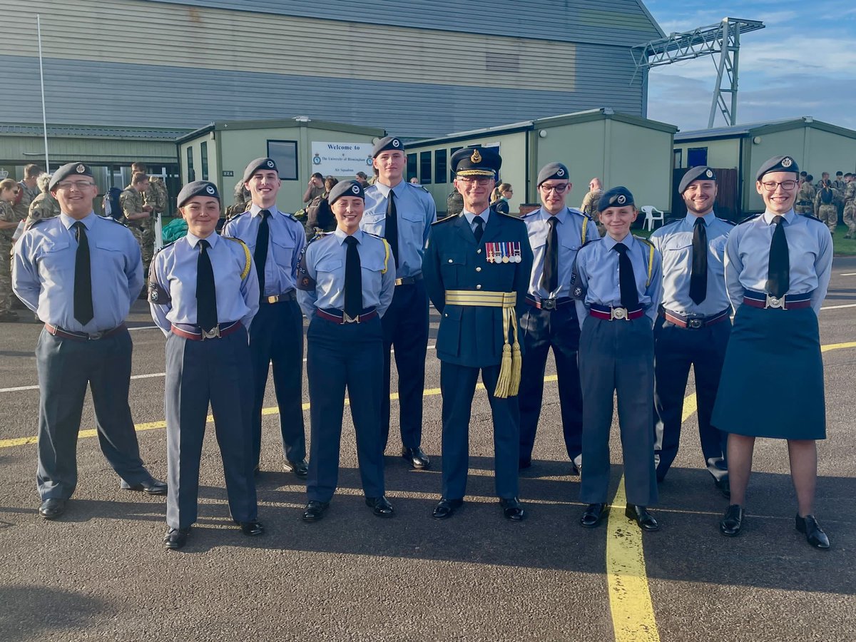 #RAFACMuster concluded yesterday with a sunset ceremony, this was led by members of <a href="/WandWAirCadets/">Wales & West Region</a> Ceremonial Flight. 

With only a few hours rehearsal they delivered a parade of the highest quality for the reviewing officer, Air Chief Marshall Sir Mike Wigston KCB CBE.
