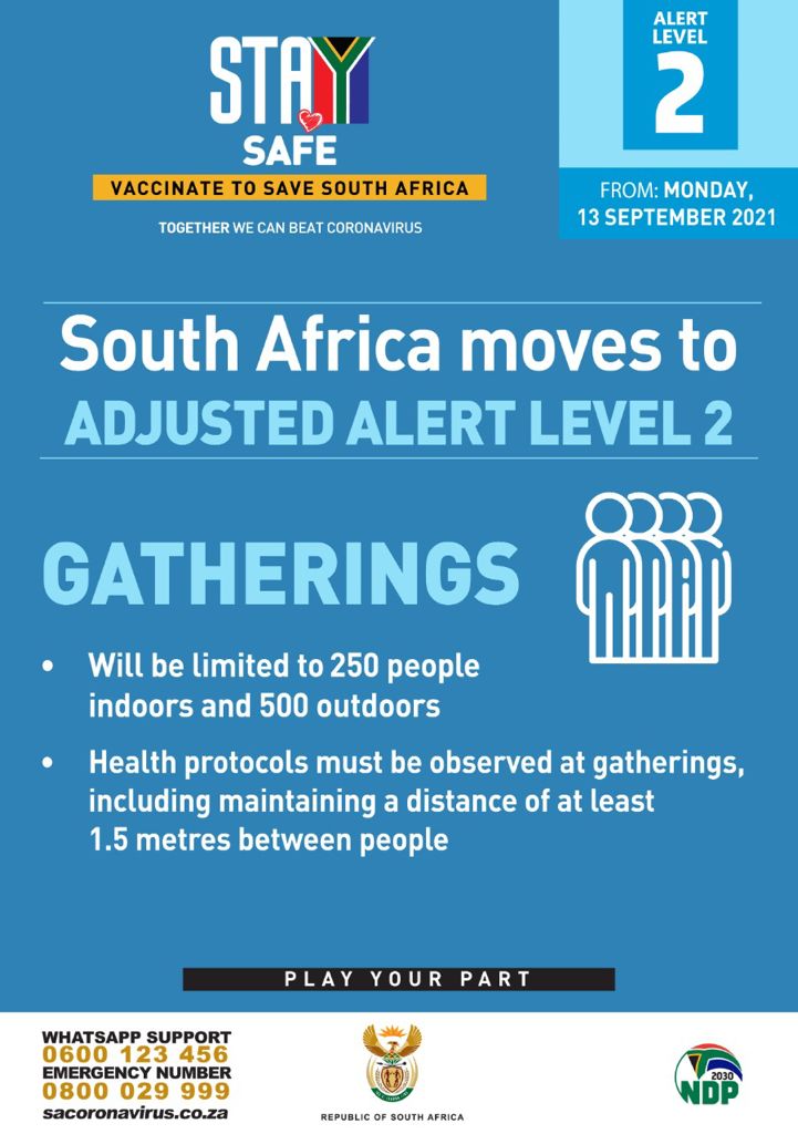 UmhlathuzeM's tweet image. Summary of the President's address tonight. Adjusted Alert Level 2 from tomorrow (Monday 13th September 2021) #AdjustedLevel2 #SiyagomaWayaWaya @ZOPublications